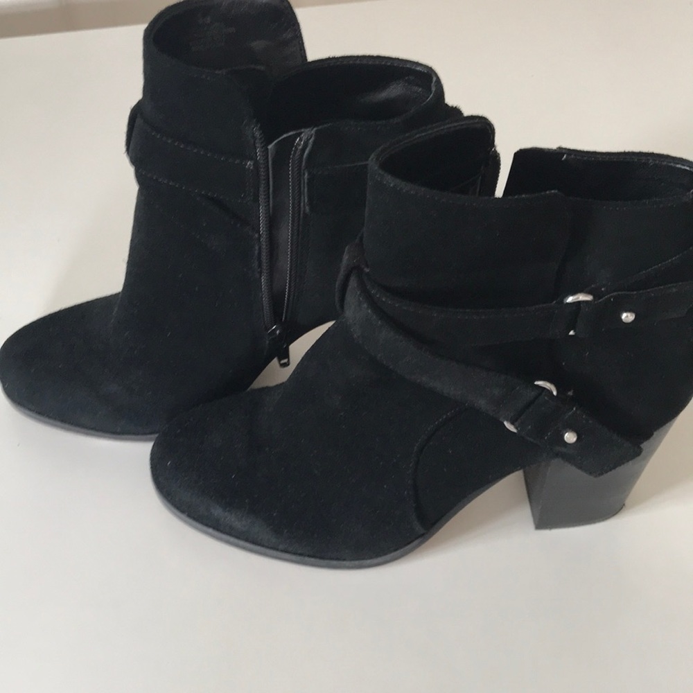 GB shoes, black/side zipper
